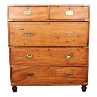 English Military Campaign Chest For Sale