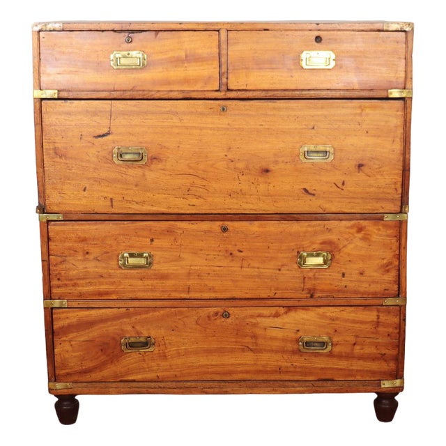 English Military Campaign Chest For Sale