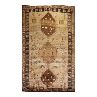 Brown Tribal Turkish Kars Rug rug no.j2676 For Sale