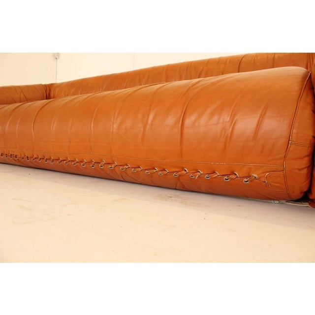 Amphibian Leather Sleeping Sofa by Alessandro Becchi for Giovannetti Collezioni For Sale - Image 10 of 18