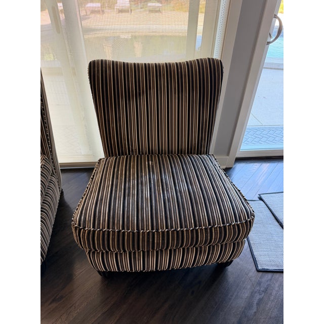 1990s Barbara Barry Slipper Chairs for Baker Furniture For Sale In Los Angeles - Image 6 of 17