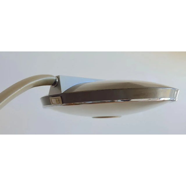 Metal Mid-Century Arc Table Lamp by Pedro Martin for Fase For Sale - Image 7 of 15