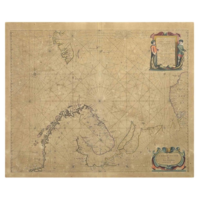 Johannes Janssonius, Amstelredam, Etching, 1650s For Sale