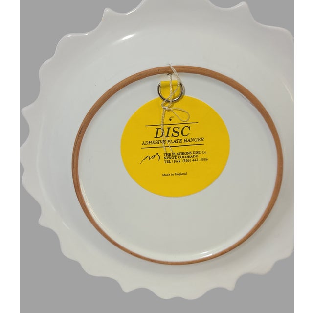 Vintage Colorful Talavera Hand Painted Art Wall Hanging Plate For Sale - Image 6 of 7