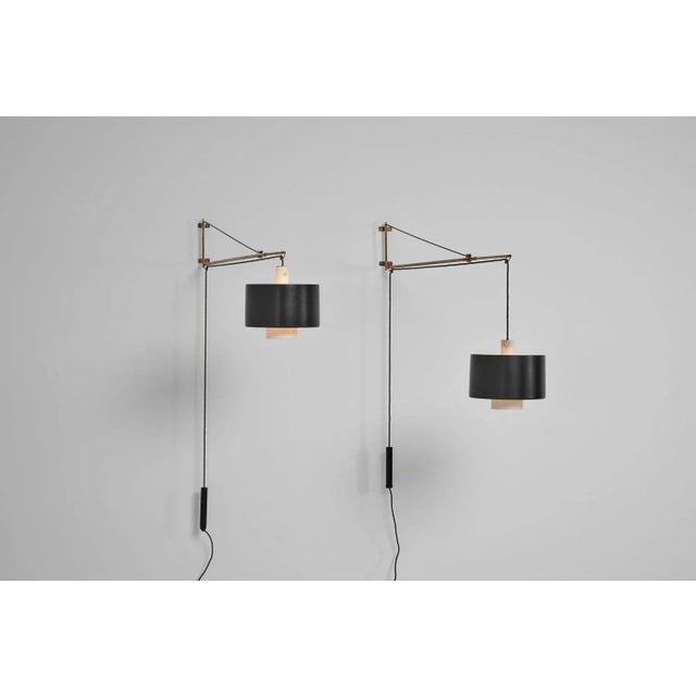 Italian Model 2061 Wall Lamp by Gaetano Sciolari for Stilnovo, 1954 For Sale - Image 14 of 16