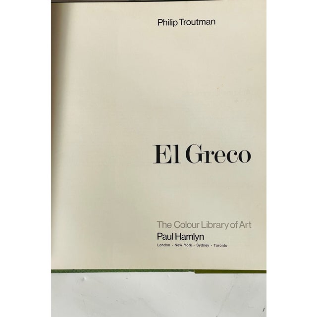 Green Two Vintage Art Books on El Greco For Sale - Image 8 of 11