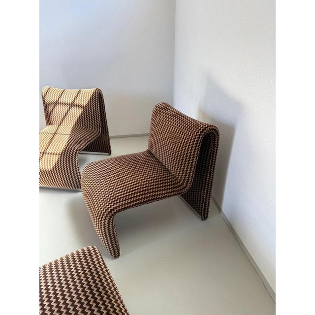 Italian Armchairs, 1970s, Set of 4 For Sale - Image 6 of 8