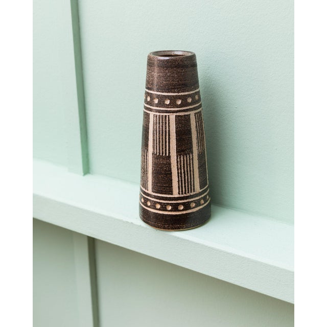 Vintage Vase from VEB Coswig GDR Ceramics, 1970s For Sale - Image 3 of 12