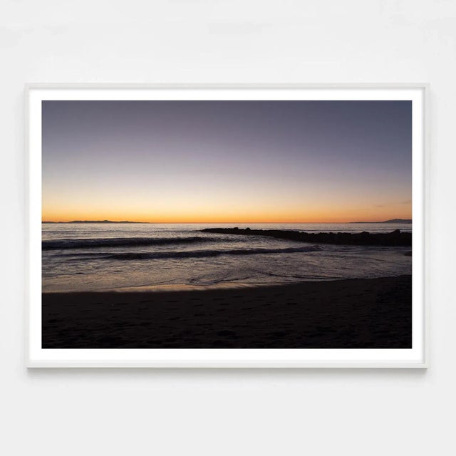 Contemporary "Amethyst Ocean" Contemporary Seascape Color Photograph 40x60 For Sale - Image 3 of 4