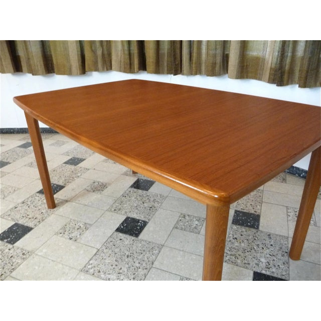 Danish Extending Teak Dining Table, 1960s For Sale - Image 10 of 11