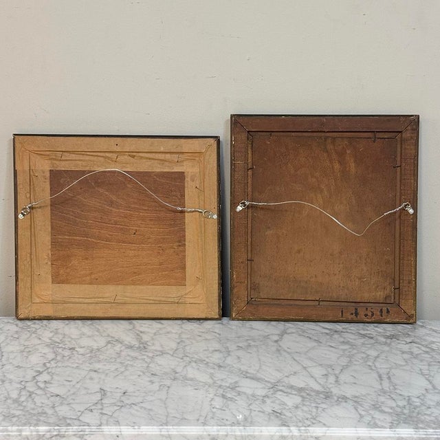 Set of 2 Framed Oil Paintings on Panel by Joseph F. DeCoene For Sale - Image 18 of 18