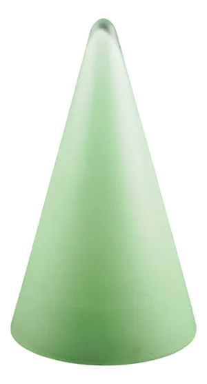 Vintage Table Lamp in Glass and Metal, 1990