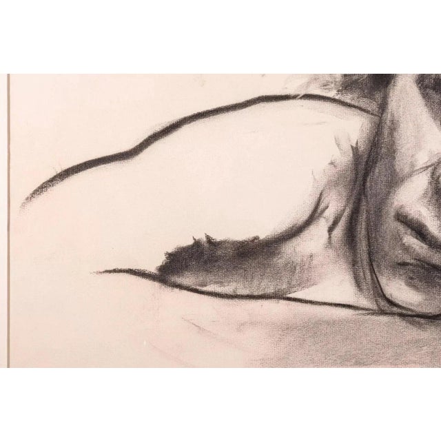 Black Betty Woodward-Bosley Signed Modern Figurative Graphite Drawing on Paper Framed For Sale - Image 8 of 10