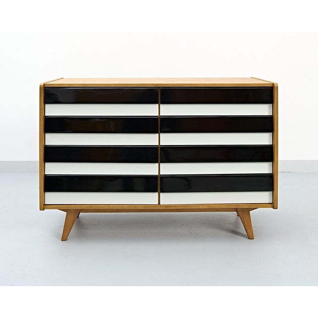 Black and White U-453 Buffet by Jiri Jiroutek for Interier Praha, 1968 For Sale - Image 14 of 14