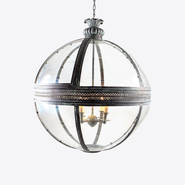 Contemporary Grande Hampstead Lantern from Pure White Lines For Sale - Image 3 of 3