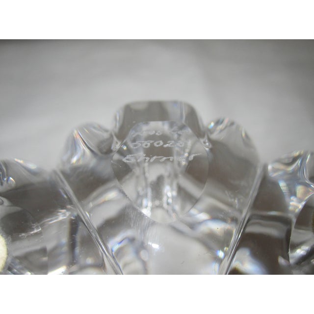 Mid 20th Century Scandinavian Crystal Bowls Signed by Designer Anna Ehrner - a Pair For Sale - Image 5 of 5