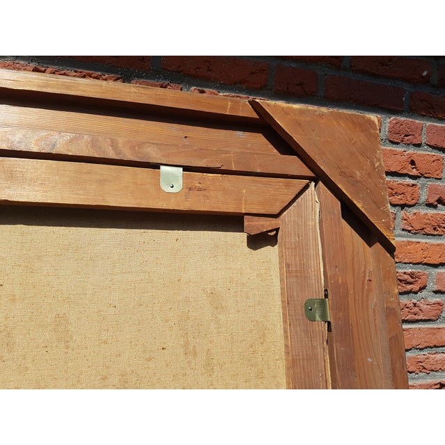 H. Post, 5 Horse Carriage/Team, Oil Painting, Early 20th Century, Framed For Sale - Image 10 of 14