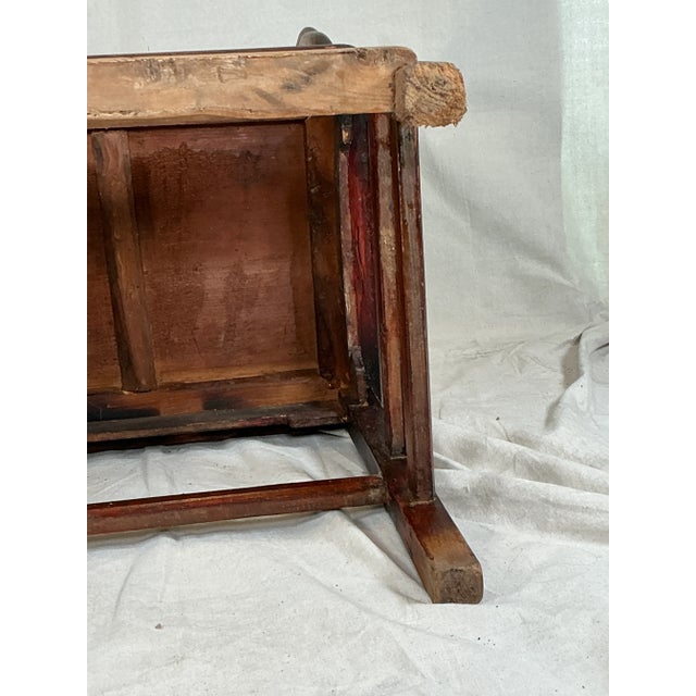 Antique Chinese Late Qing Period Style Elm Arm Chair Pair For Sale - Image 13 of 16