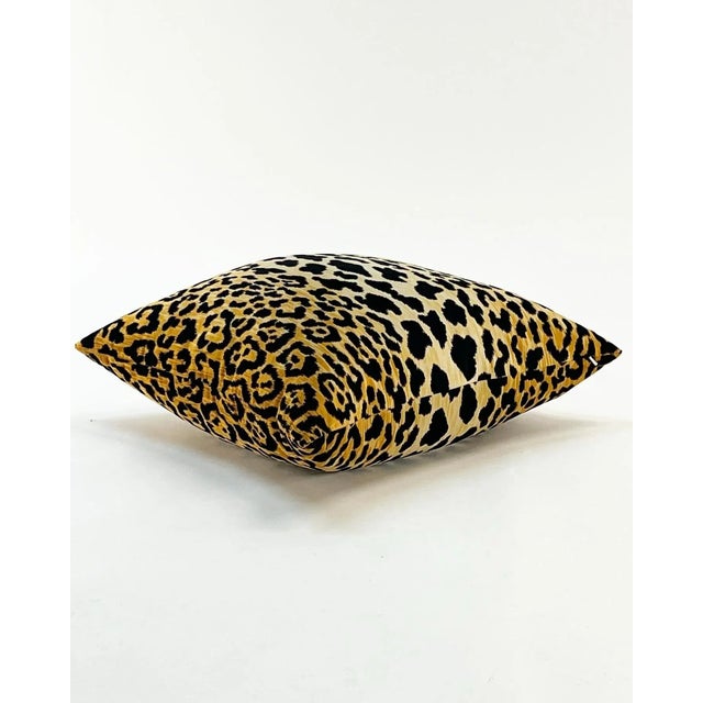 2020s Custom Braemore Leopard Velvet Pillow For Sale - Image 5 of 9