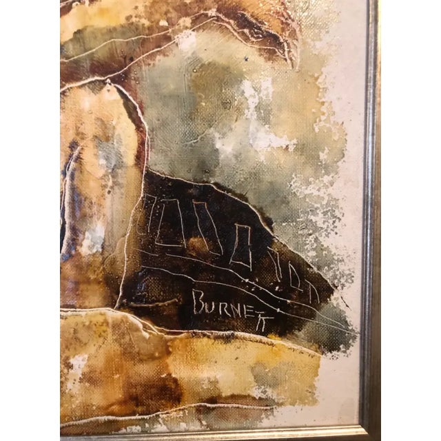 1960s Calvin Burnett Male Nude Oil on Canvas For Sale - Image 4 of 5