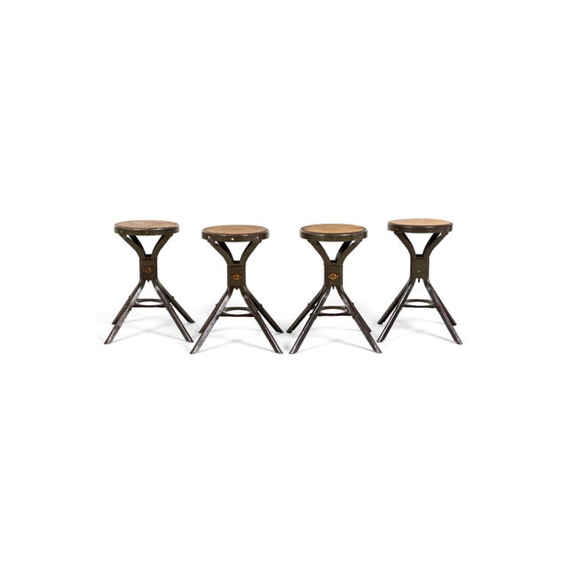 Industrial Stools from Four Evertaut, Set of 4 For Sale - Image 18 of 18