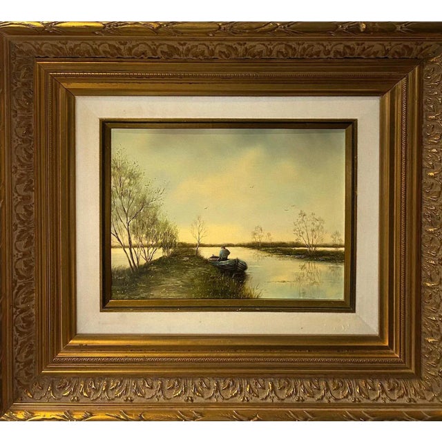 Oil on wood sold with frame Total size with frame 43x37 cm Breedveld was born in 1921. in Spaarnewoude (Holland) A self-...