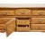 Late 20th Century Bassett Furniture Solid Oak Early American Country Style 68" Triple Door Dresser 2283-247 For Sale - Image 5 of 16