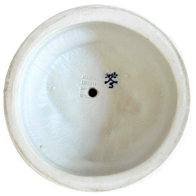 Antique Edmé Samson Paris White Bisque Porcelain Sculpture of Three Children With a Bird For Sale - Image 14 of 16