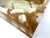 Stone Vintage Banded Onyx Stone Square Ashtray Catchall For Sale - Image 7 of 9