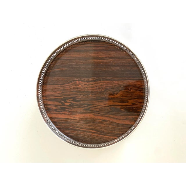 Metal 1970s Sheffield Silver & Formica Bar Tray For Sale - Image 7 of 9