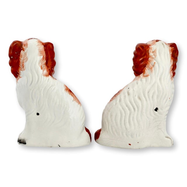 Mid 19th Century 19th Century Staffordshire No. 4 Dogs / Spaniels For Sale - Image 5 of 5