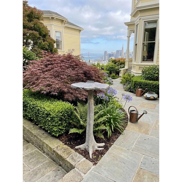 Mid-Century Hand-Carved Teakwood Mushroom Garden Sculpture For Sale - Image 9 of 12