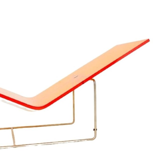1990s Luxury Plexiglas Lounger in Orange by Jean-Marie Massaud, 1990s For Sale - Image 5 of 9