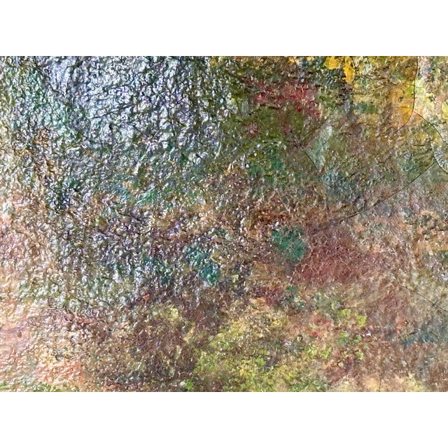 Art Nouveau Framed Impressionist Landscape Oil Painting by California Artist Count Geza S. De Perhach For Sale - Image 9 of 17