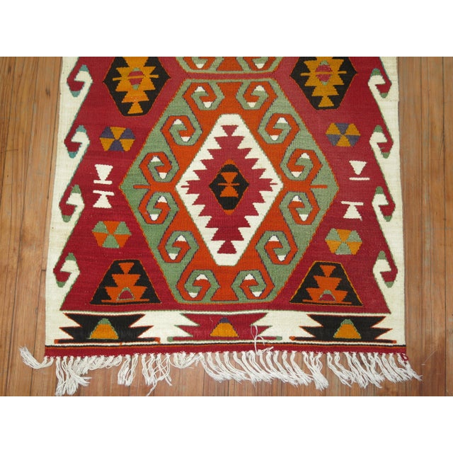 1940s Scatter Size Turkish Kilim - 2'10" x 4'7" For Sale In New York - Image 6 of 6