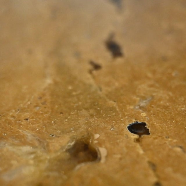 Trapeze Tr4 Dining Table in Travertine by Nicola Di Froscia For Sale - Image 6 of 9