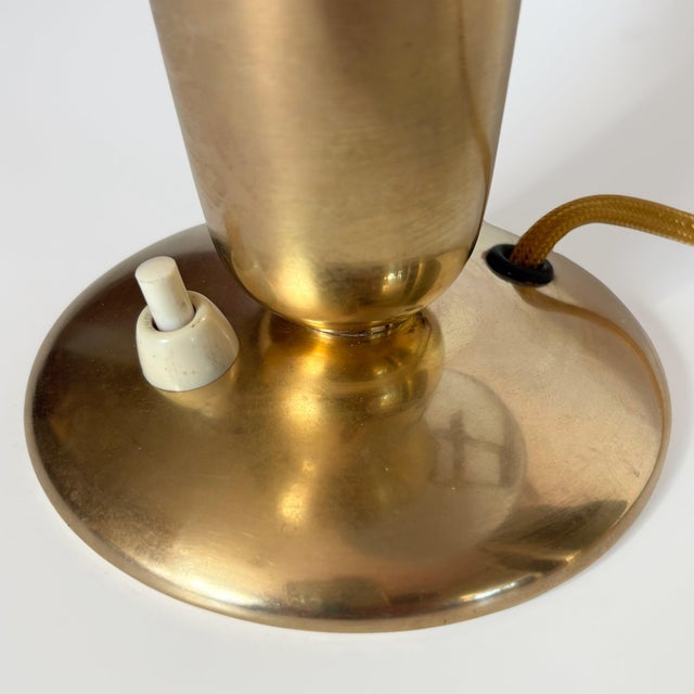 Modernist Model 31032 Table Lamp by Erik Tidstrand for Nordiska Kompaniet, Sweden, 1940s For Sale - Image 10 of 14