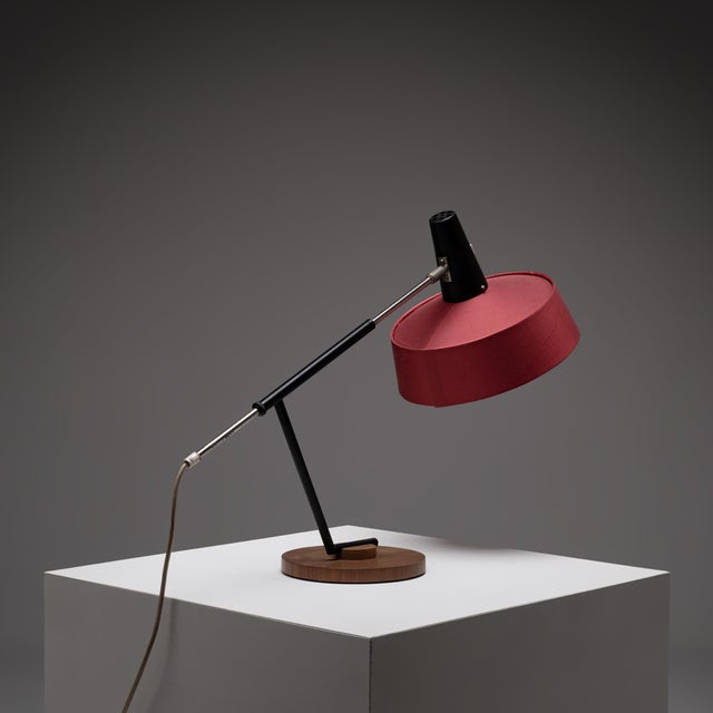 Model 30 Table Lamp attributed to Georges Frydman for Temde Leuchten, 1950s For Sale - Image 4 of 10