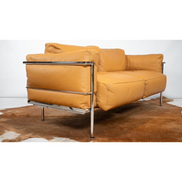 Le Corbusier Lc3 Grand Confort Attributed Loveseat Sofa For Sale - Image 12 of 18
