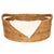 2020s Artifacts Rattan Oval Basket With Cutout Handles in Honey Brown For Sale - Image 5 of 6