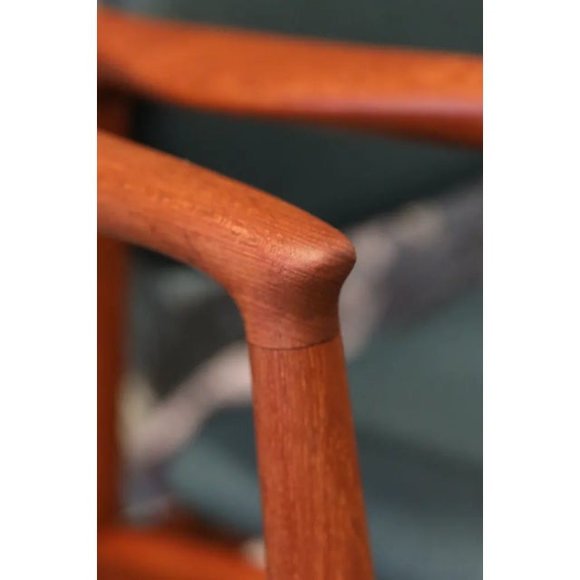 Mid-Century Modern Model 67 Captain's Chair in Teak by Erik Buch for Ørum Møbelfabrik For Sale - Image 3 of 11