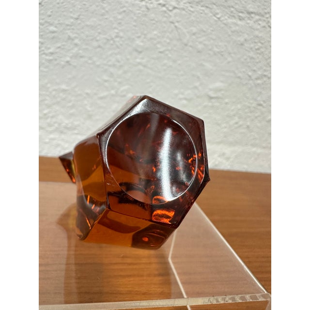 Glass Vintage French Art Glass Saint Louis Crystal Penguin Figurine/Paper Weight For Sale - Image 7 of 9