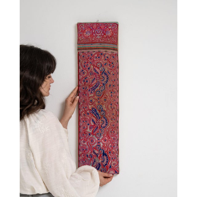 This early 20th century wall hanging from China is a wall hanging, housed in a textile frame. Its form follows honest,...