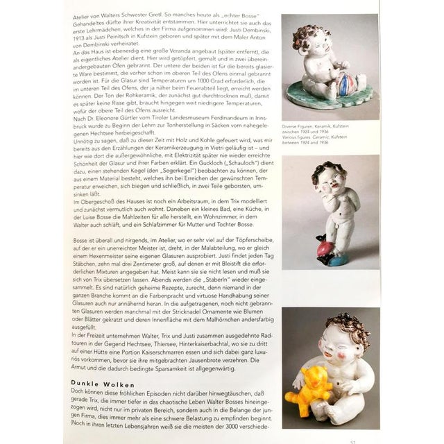 Ceramic Cupid Figurine from Walter Bosse, Kufstein, Austria, 1920s For Sale - Image 6 of 8