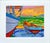 Poezia Marina, Spain - Fauvist Landscape - Limited Edition Screenprint #12/150 Bright and bold screen print by Spanish...