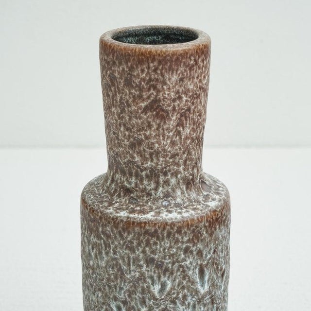 Mid-Century Volcanic Glazed Pottery Vase attributed to Steuler Keramik, 1960s For Sale - Image 6 of 8