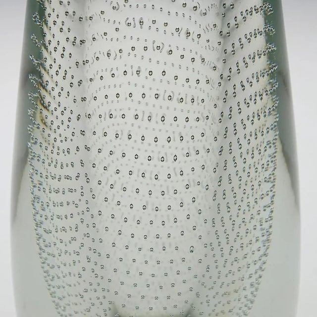 Glass Vintage Art Glass Vase attributed to Gunnel Nyman for Nuutajarvi Notsio, 1959 For Sale - Image 7 of 11