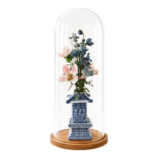 Big Floral Arrangement - Blue & White Padonga Pot For Sale