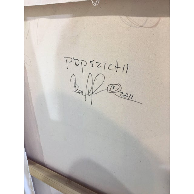 Early 21st Century Cecil Touchon Acrylic Painting on Canvas Titled: PDP521ct11 2011 For Sale - Image 5 of 5