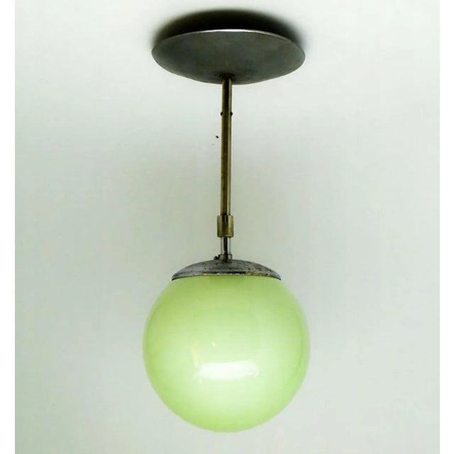 1950s Art Deco Style Pendant Lamp, Germany, 1950s For Sale - Image 5 of 5